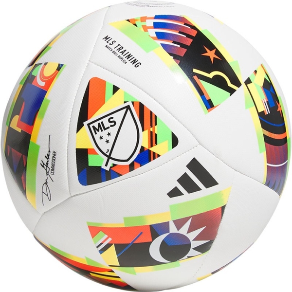 Fotbalový míč Adidas MLS Training, velikost 5, vícebarevný Fotbalový míč Adidas MLS Training, velikost 5, vícebarevný