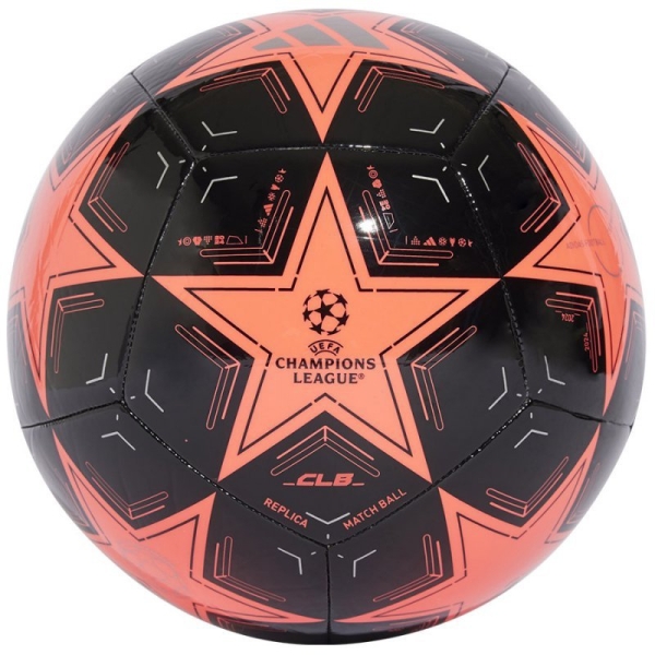 Adidas UCL Club fotbalový míč, velikost 5, černo-růžová barva