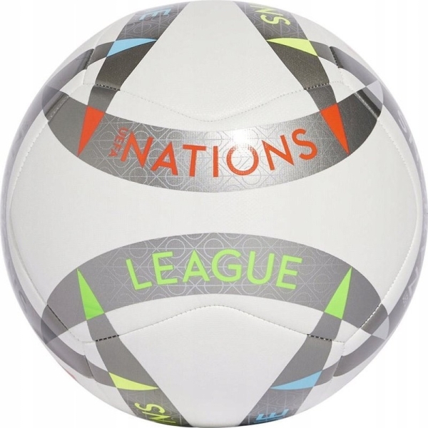 Adidas UEFA Nations League Training soccer ball, size 5, color white and gray