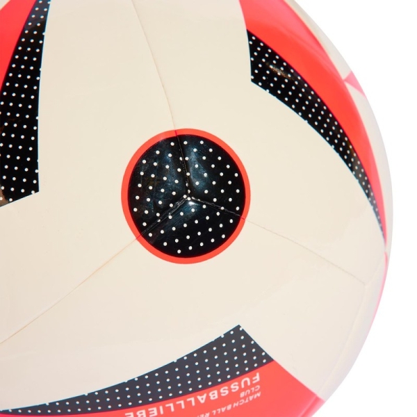 Fotbalový míč Adidas Euro24, velikost 4, barva bílá/červená/černá Fotbalový míč Adidas Euro24, velikost 4, barva bílá/červená/černá