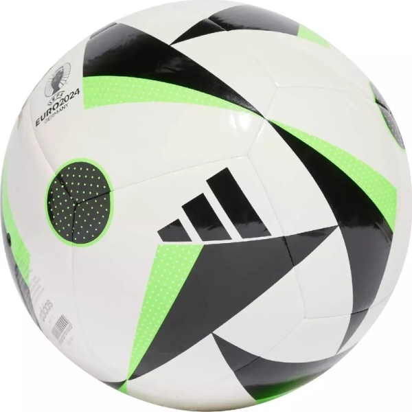 Fotbalový míč Adidas Euro24, velikost 4, barva bílo-zeleno-černá Fotbalový míč Adidas Euro24, velikost 4, barva bílo-zeleno-černá