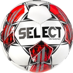 Select Diamond Fußball, Größe 5, Farbe weiß und rot