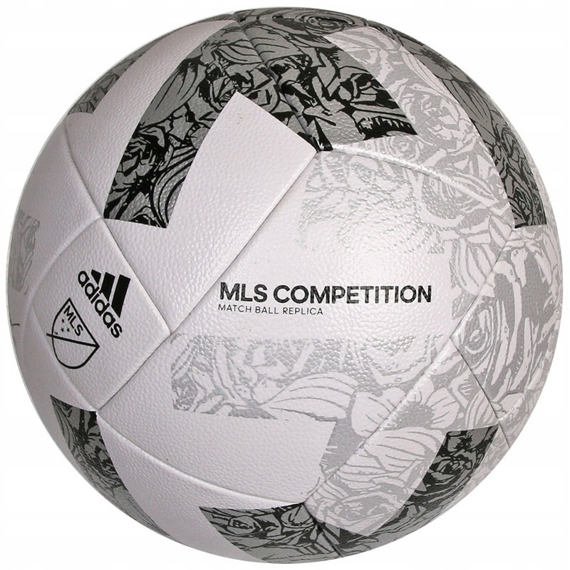 Adidas MLS Competition Fußball, Größe 5, Farbe weiß/schwarz/grau