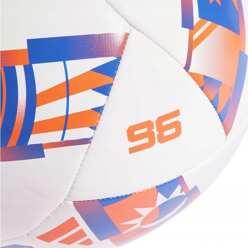 Adidas MLS Club soccer ball, size 5, white-blue-orange color