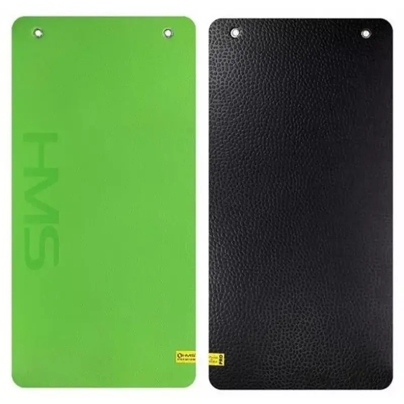 HMS MFK01 club fitness mat with holes, green and black color