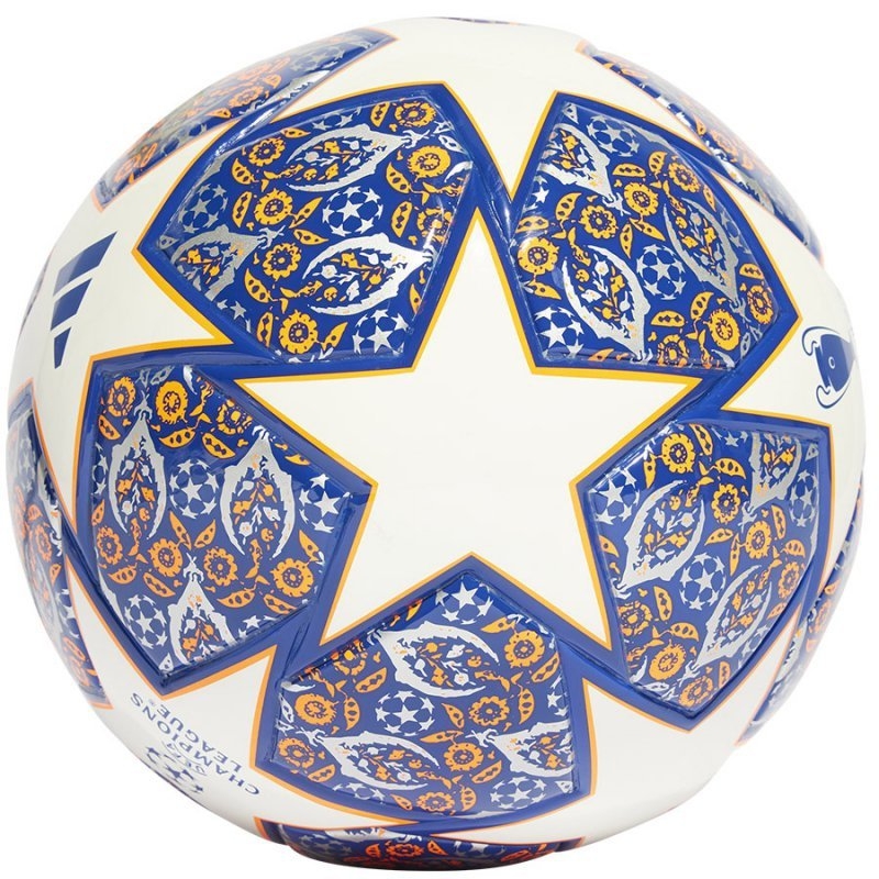 Adidas Finale League J290 Fußball, Größe 4, weiß-orange und marineblau