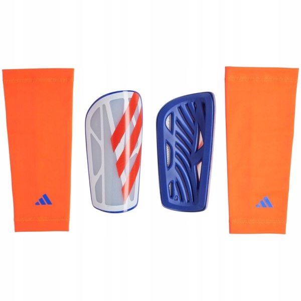 Fotbalový chránič Adidas Tiro SG LGE, červenobílý Fotbalový chránič Adidas Tiro SG LGE, červenobílý