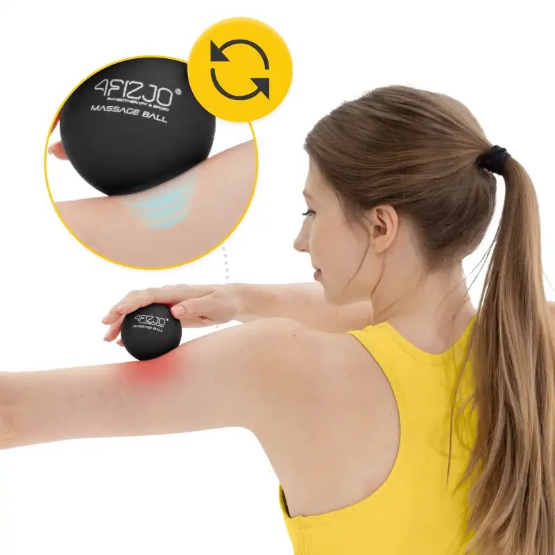 Bodový masážní míč 6,25 cm 4FIZJO Lacrosse Massage Ball