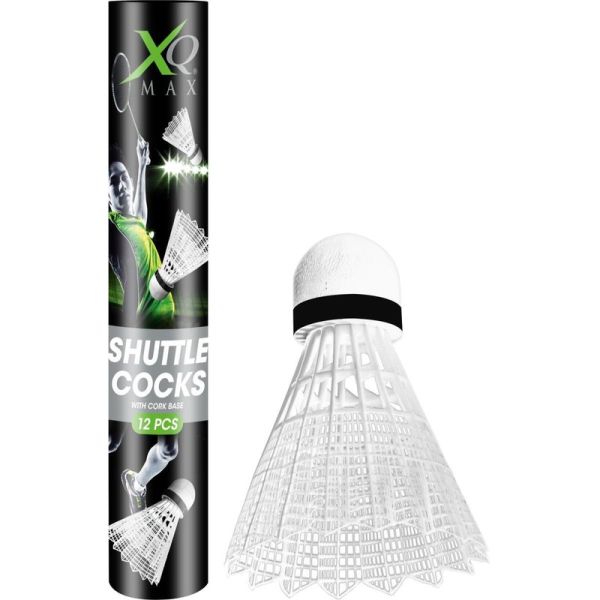 Badmintonový raketoplán Xqmax, nylon, bílý Badmintonový raketoplán Xqmax, nylon, bílý