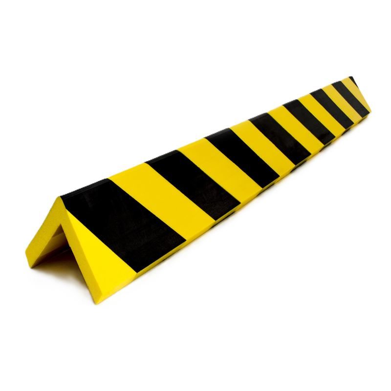 Eckschutzpuffer. Form L. Abmessungen 1000mm, 80x80mm.