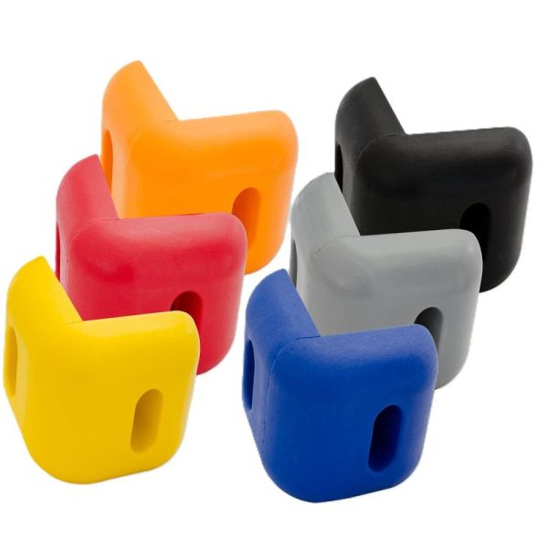 Systémový konektor pro stěnové ochranné lišty, rohové, vnější EWS. Rozměry 40/100x100 mm