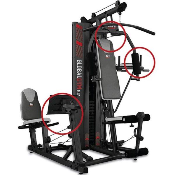 Global Gym Plus Black G152B BH Fitness Atlas