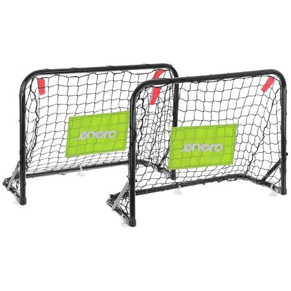 Satz Enero Metalltore mit Netz, 60 x 45 x 24 cm + Ball und Pumpe