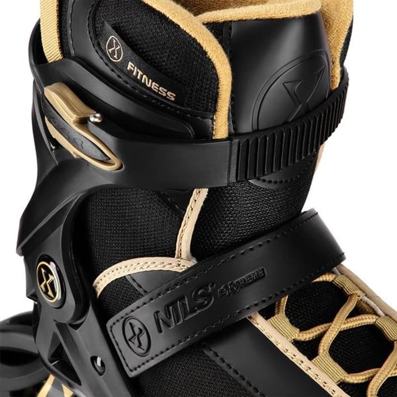Nils Extreme Armour Inline-Skates, NA22151, Farbe schwarz/gold
