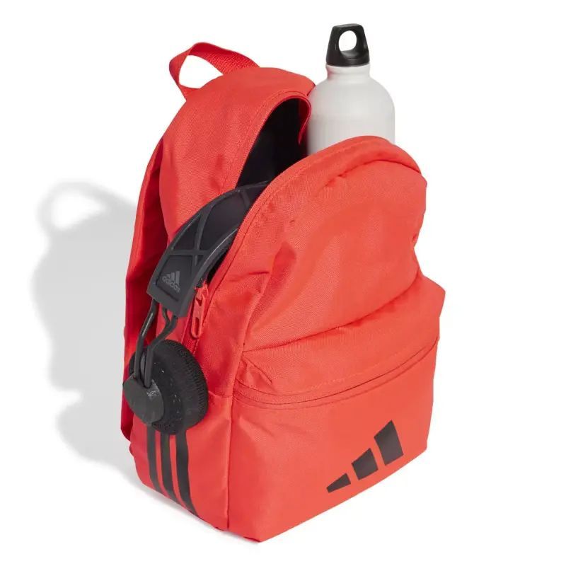 Adidas Linear Kids 3BAR Backpack JD1302, Farbe rot