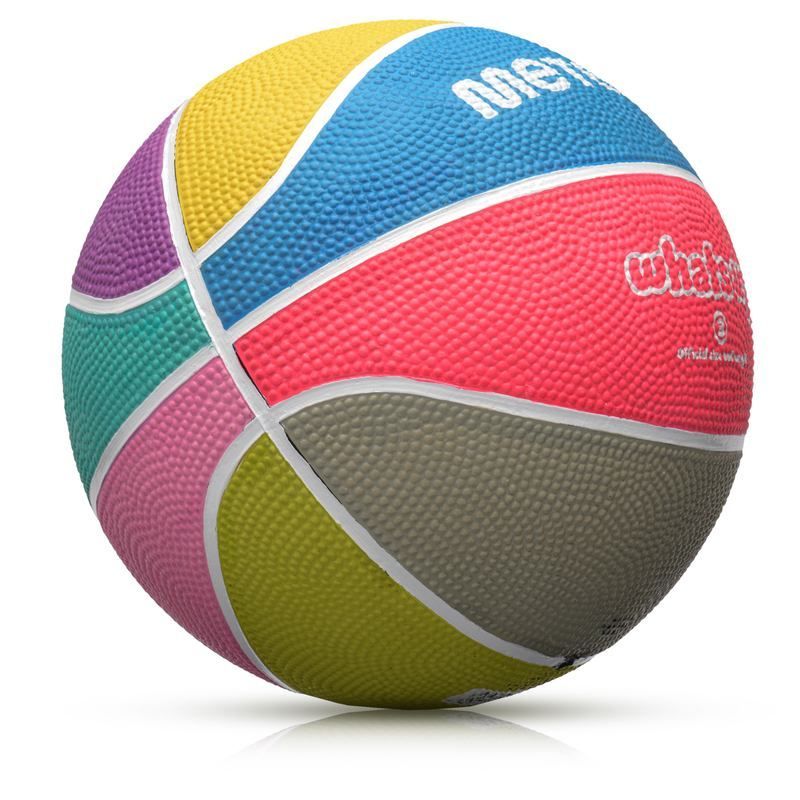 Meteor Whats Up Basketball, Größe 3, Farbe lila-pink-grün-maroon