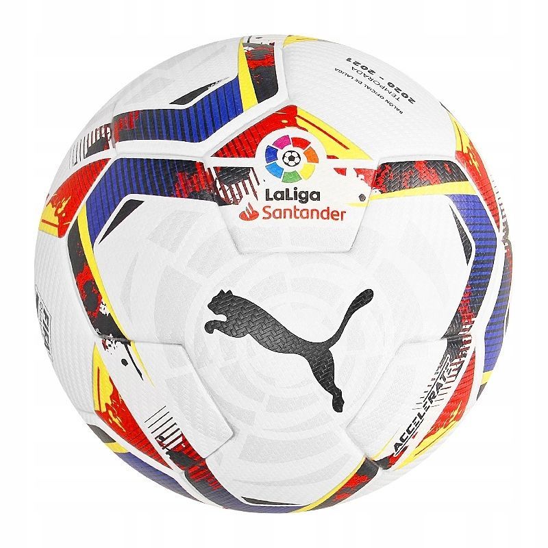 Fotbalový míč Puma Accelerate Mini, velikost 1, červeno-bílo-modrá barva