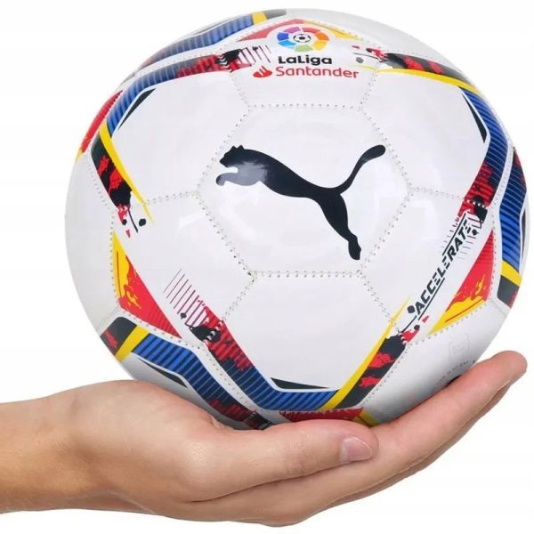Fotbalový míč Puma Accelerate Mini, velikost 1, červeno-bílo-modrá barva