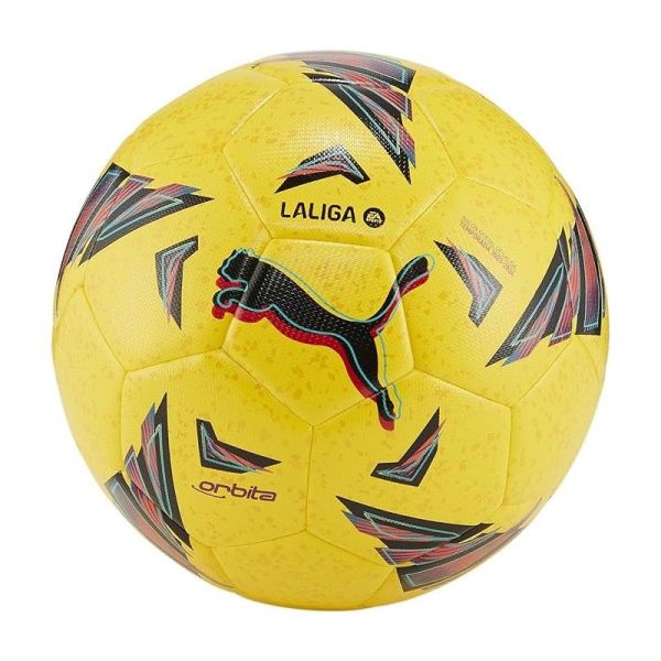 Fotbalový míč Puma Orbit Laliga, velikost 5, žlutý Fotbalový míč Puma Orbit Laliga, velikost 5, žlutý