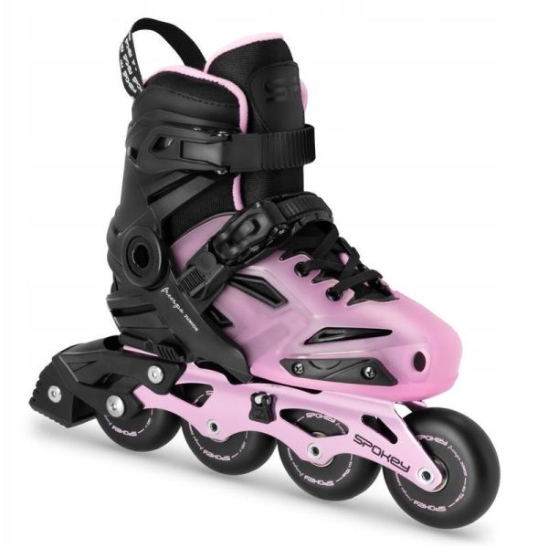 Inline brusle Spokey, Freespo Junior 944626, barva růžová Inline brusle Spokey, Freespo Junior 944626, barva růžová