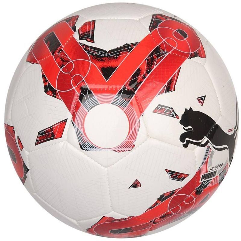 Fotbalový míč Puma Orbit6, velikost 4, červeno-bílá barva