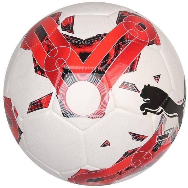 Fotbalový míč Puma Orbit6, velikost 4, červeno-bílá barva