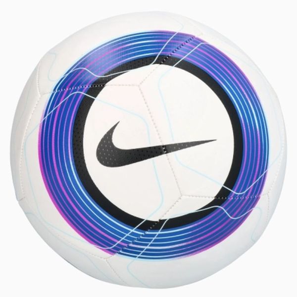 Fotbalový míč Nike Premier League Pitch, velikost 5, barva bílo-černo-modro-fialová Fotbalový míč Nike Premier League Pitch, velikost 5, barva bílo-černo-modro-fialová