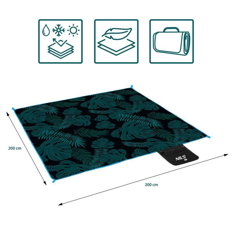 NILS Picknick-Decke NC2222, 200 x 200 cm