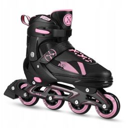 Nils Enzo 2-in-1 Inline-Skates, NH382, Farbe schwarz/rosa