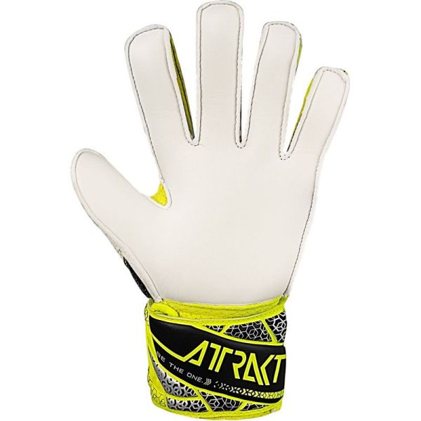 Reusch Attrakt Solid Junior Torwarthandschuhe, Farbe selektiv-schwarz