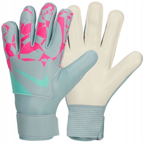 Brankářské rukavice Nike GK Match Jr, mátově růžová barva Brankářské rukavice Nike GK Match Jr, mátově růžová barva