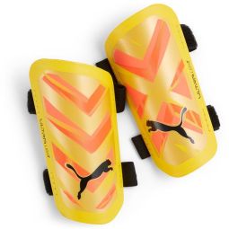 Fotbalový chránič Puma Ultra Light Strap, barva oranžová a růžová