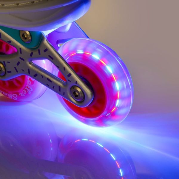 Meteor Cream Rollschuhe, 4 in 1