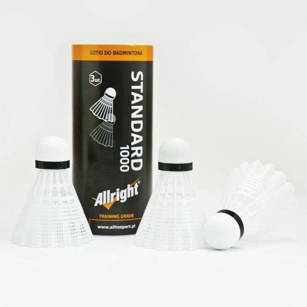 Allright badmintonový raketoplán, nylon, bílý
