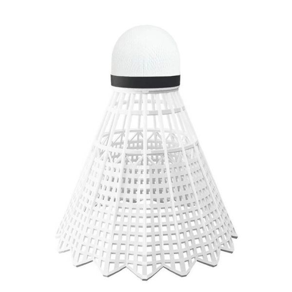 Allright Badminton-Federball, Nylon, weiß