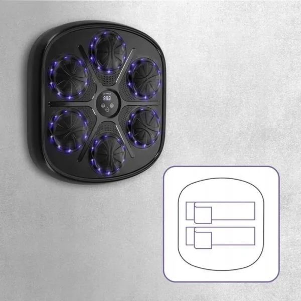 Elektronický boxerský štít Nils TB03 s rukavicemi,