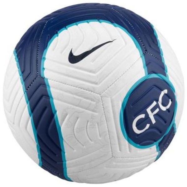 Fotbalový míč Nike Chelsea FC Strike, velikost 5, barva bílo-zeleno-modro-černá