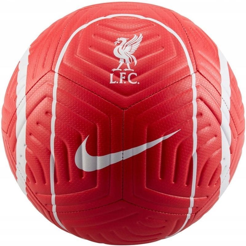 Nike Liverpool FC Strike Fußball, Größe 5, Farbe rot und weiß
