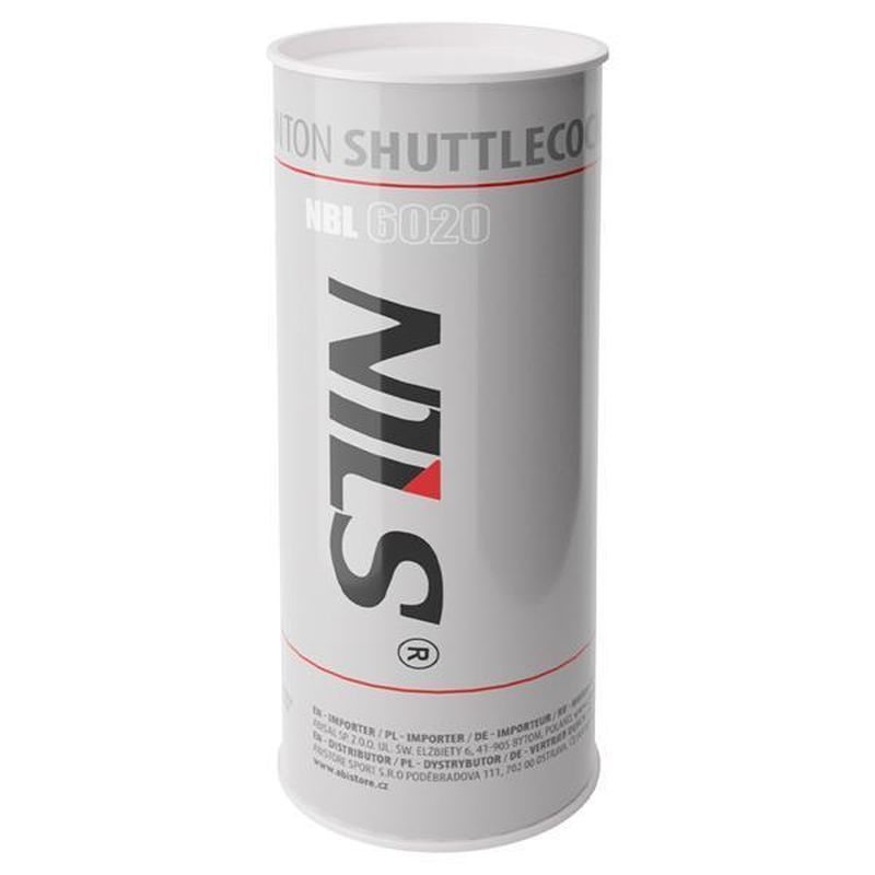 Badmintonový raketoplán NILS NBL6020, nylonový, bílý
