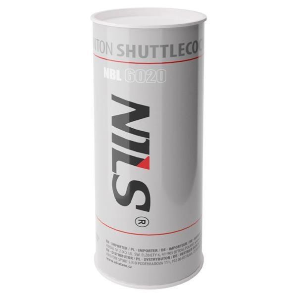 Badmintonový raketoplán NILS NBL6020, nylonový, bílý