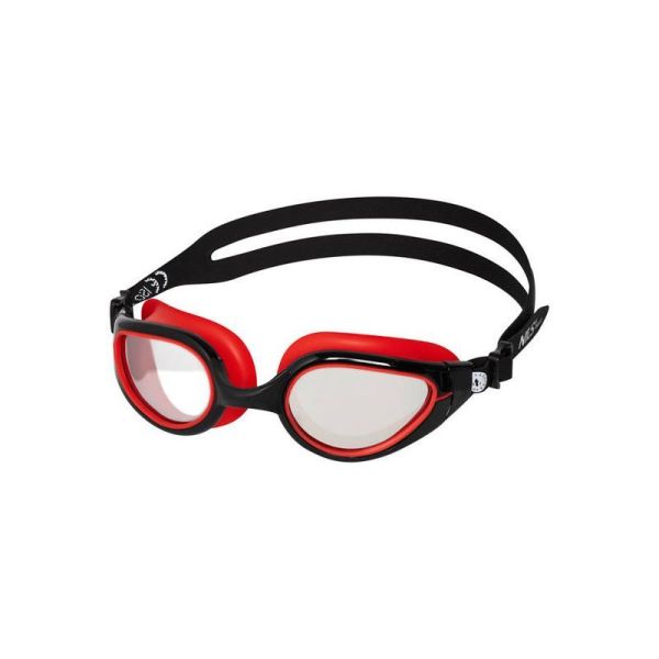 NILS Aqua Schwimmbrille, NQG480MAF, Farbe schwarz-rot