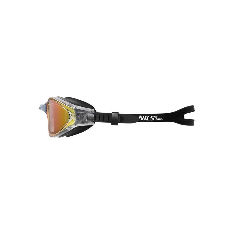 NILS Aqua Schwimmbrille, NQG180MAF, Farbe schwarz
