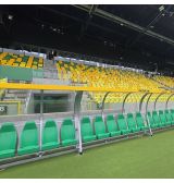 Vordere Profilabdeckung für das Kabinendach, aus Polyurethanschaum