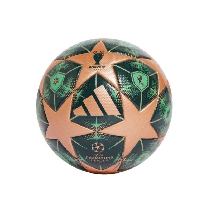 adidas UCL League Fußball, Größe 5, Farbe braun-grün