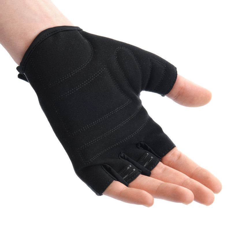 Cyklistické rukavice Meteor MX10, černo-šedá barva