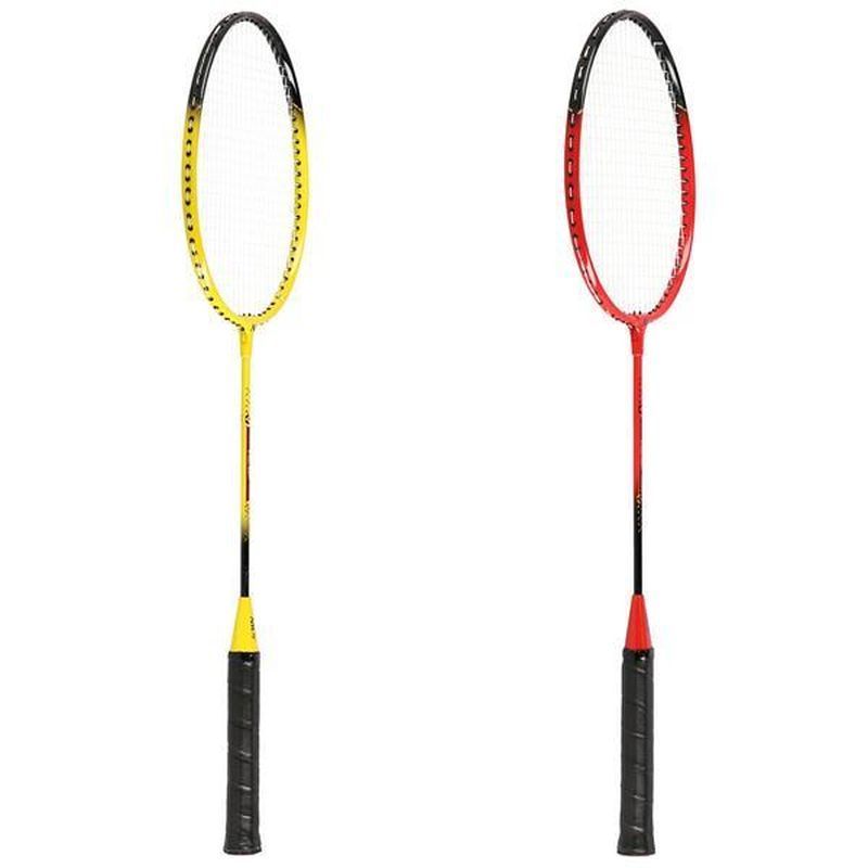 Badmintonová sada NILS NRZ264 (4 rakety+3 šipky+půlky+síť)