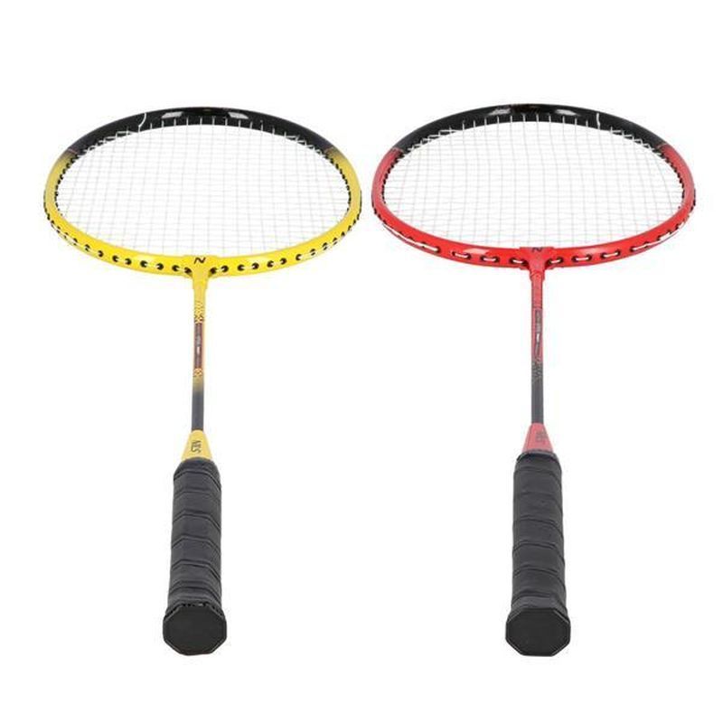 Badmintonová sada NILS NRZ264 (4 rakety+3 šipky+půlky+síť)