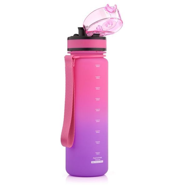 Sportovní láhev Meteor 500 ml růžová/fialová Sportovní láhev Meteor 500 ml růžová/fialová