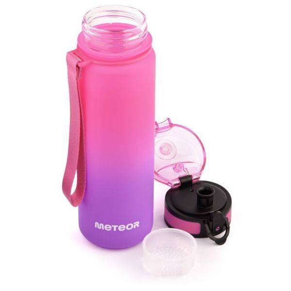 Sportovní láhev Meteor 500 ml růžová/fialová