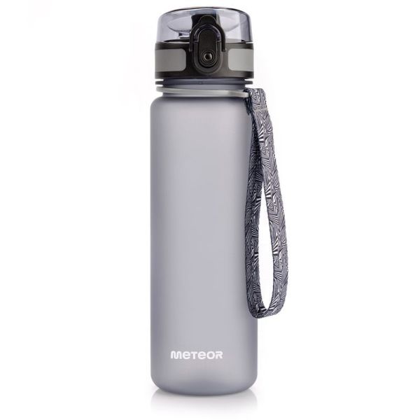 Meteor Sportflasche 500 ml grau